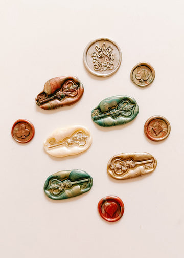Key wax stamp