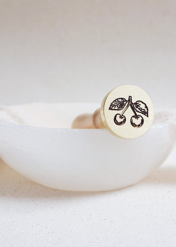 Cherries wax stamp