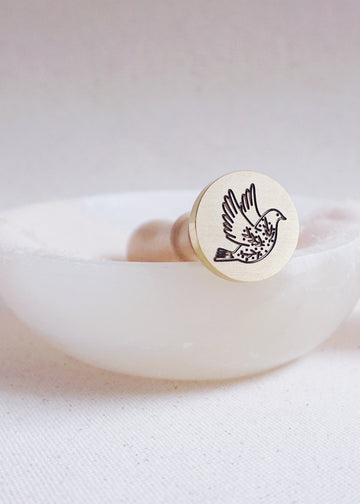 Dove wax stamp