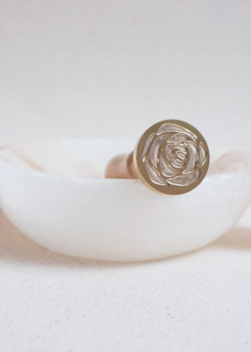 Filled Rose wax stamp
