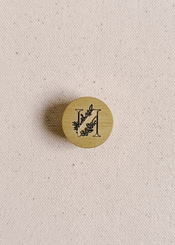 Floral N wax stamp (Last one)
