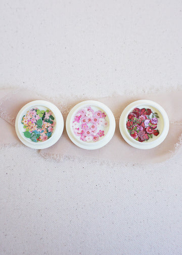 Floral paper embellishments
