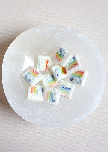 Rainbow Shimmer wax beads