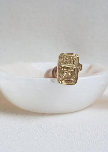 Sardines wax stamp