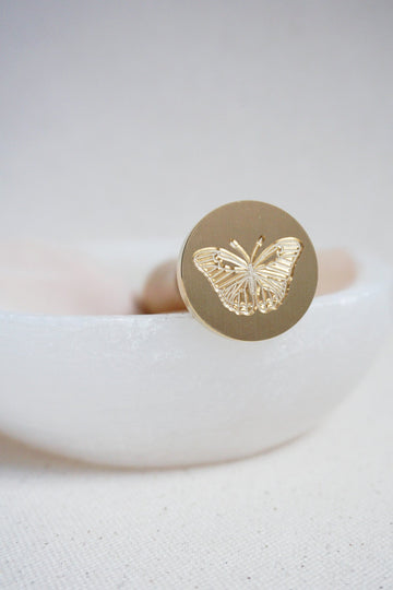 Butterfly wax stamp