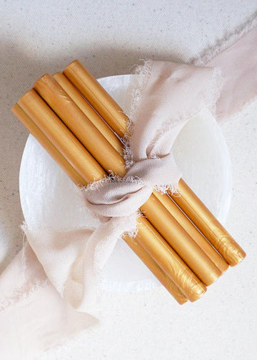 Champagne rose sealing wax sticks