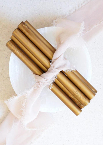 Gold sealing wax sticks