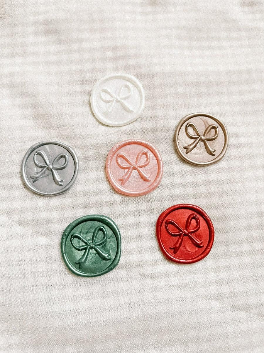 3D Bow wax seals - Set of 9 - Made of Honour Co.