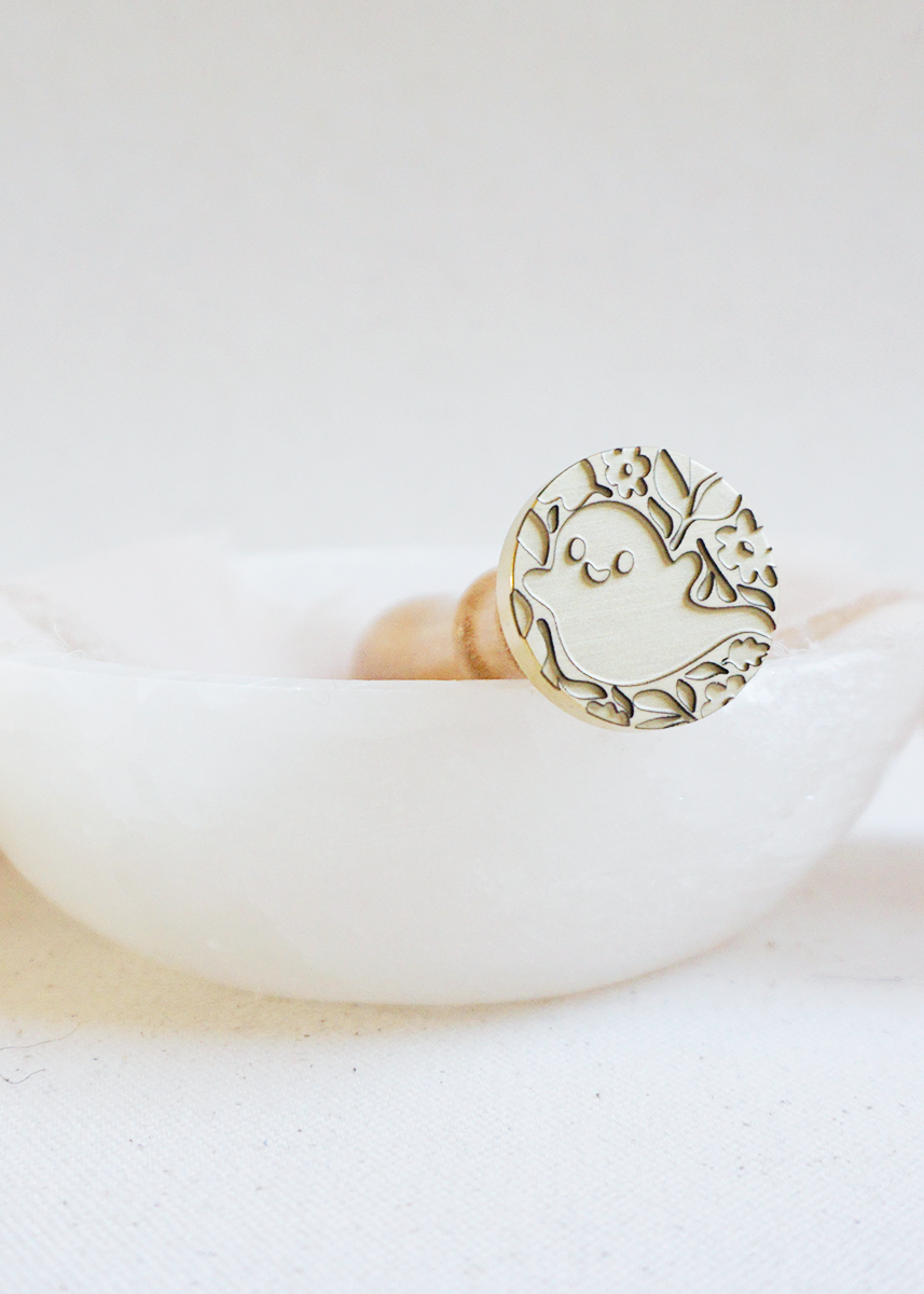 Autumn Ghostie wax stamp