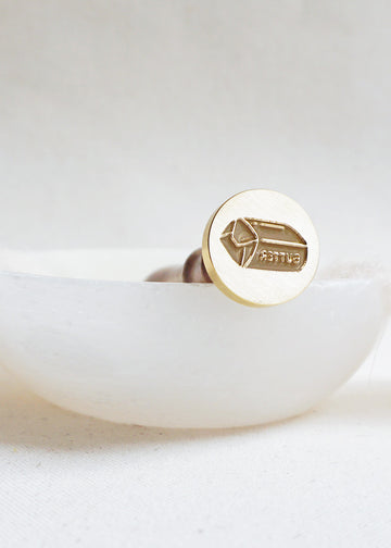 Butter wax stamp