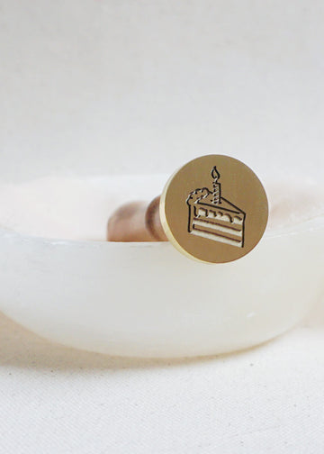 Cake wax stamp