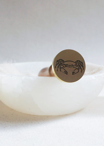 Crab wax stamp