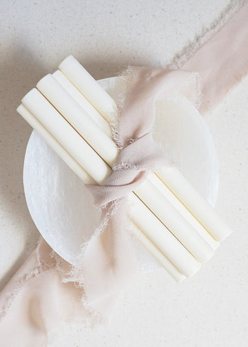 Cream sealing wax sticks