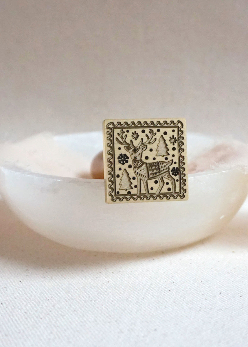 Deer Postage wax stamp