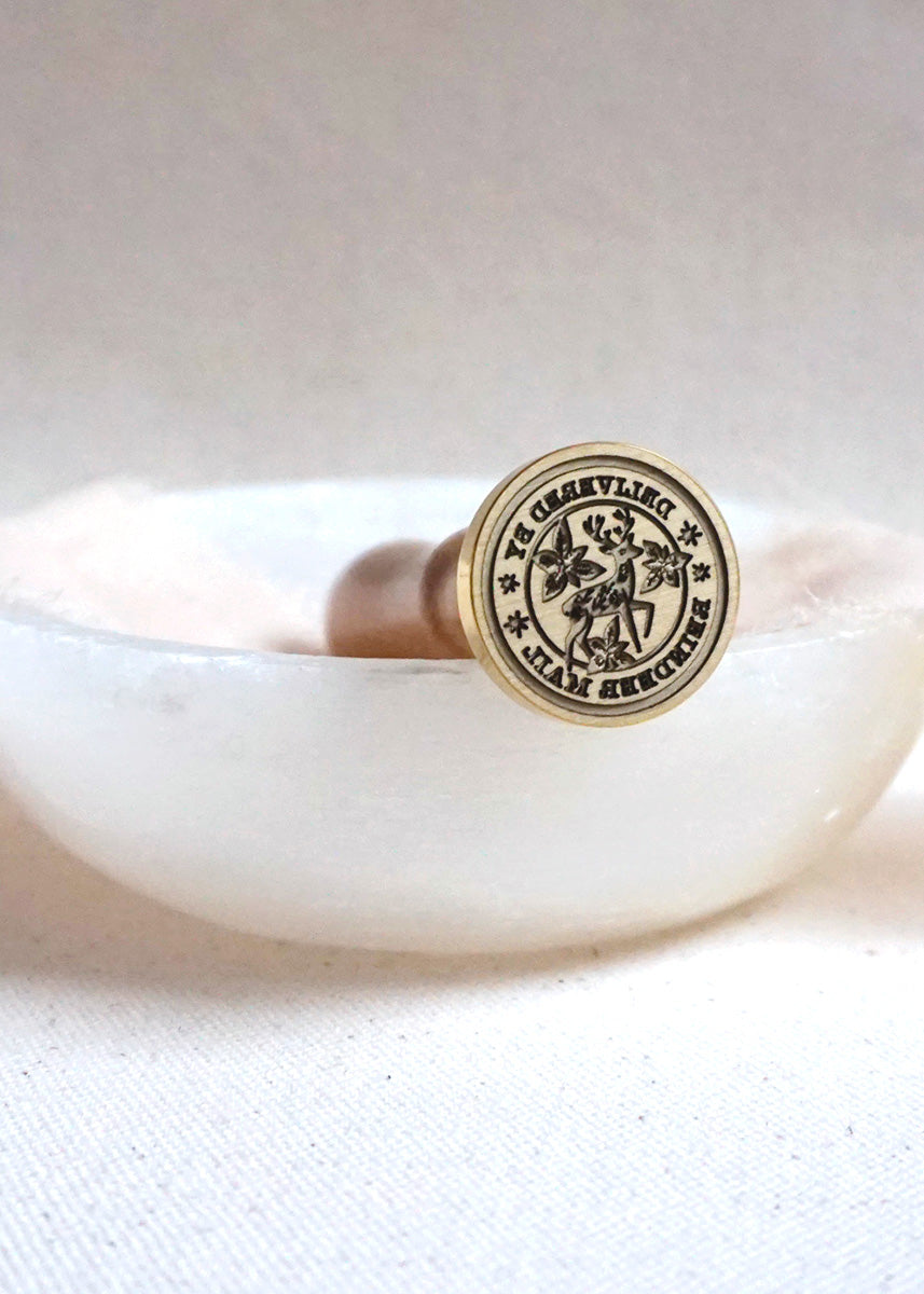 Reindeer Mail wax stamp