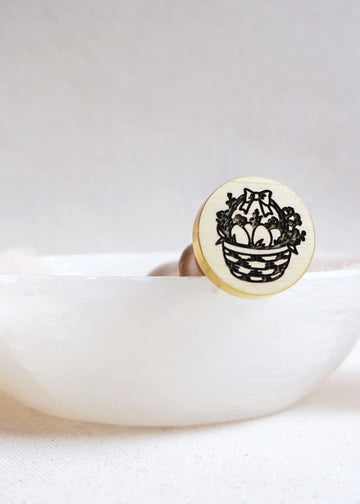 Easter Basket wax stamp