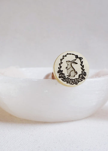 Easter Wreath wax stamp