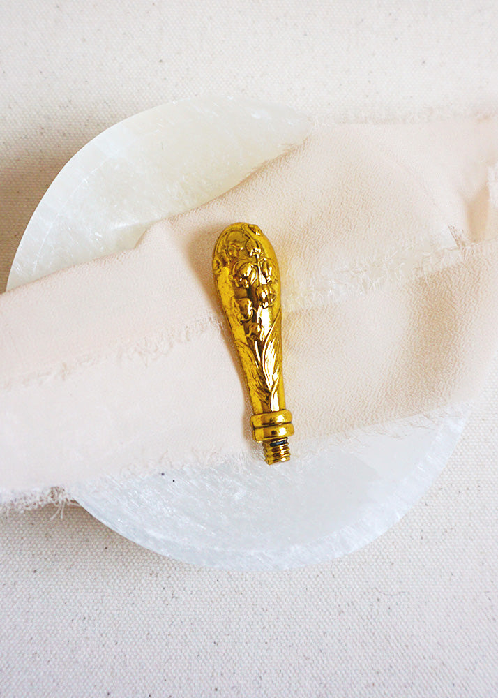 Floral Stamp Handle