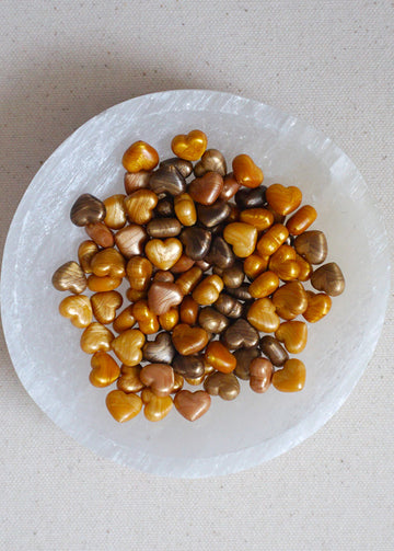 Gold Tones wax beads