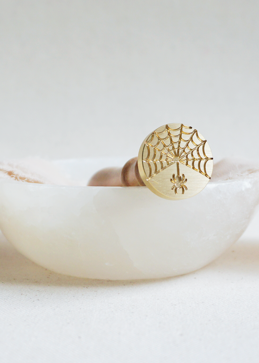 Hanging Spider wax stamp