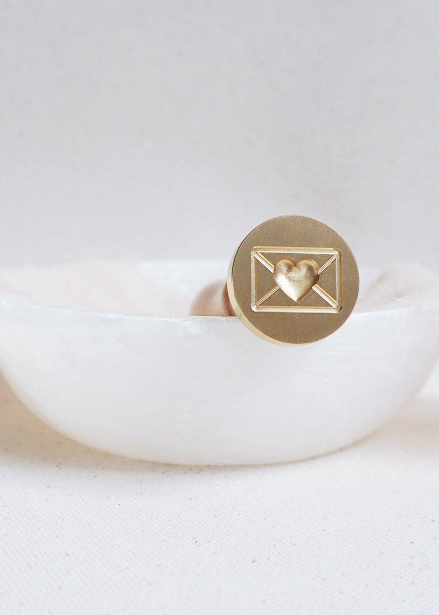 Heart Envelope wax stamp