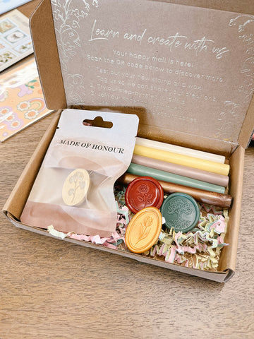 Gingko wax seal box