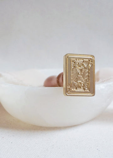 Jack of Hearts wax stamp