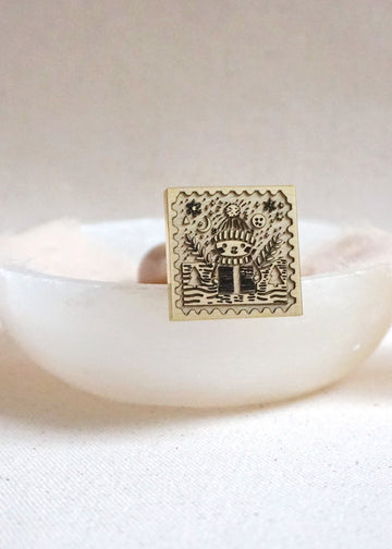 Kitty Postage wax stamp