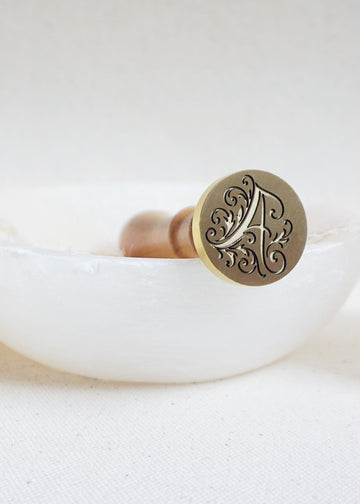 Letter (Filgree) wax stamp