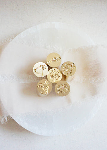 Mini Menu wax stamps (set of 3)