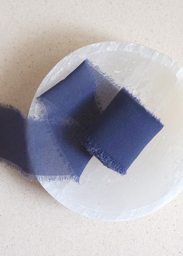 Midnight chiffon ribbon