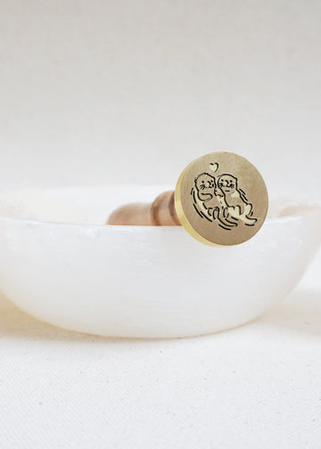 Otters wax stamp