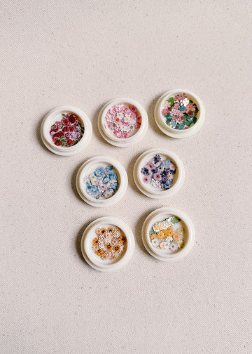 Floral paper embellishments