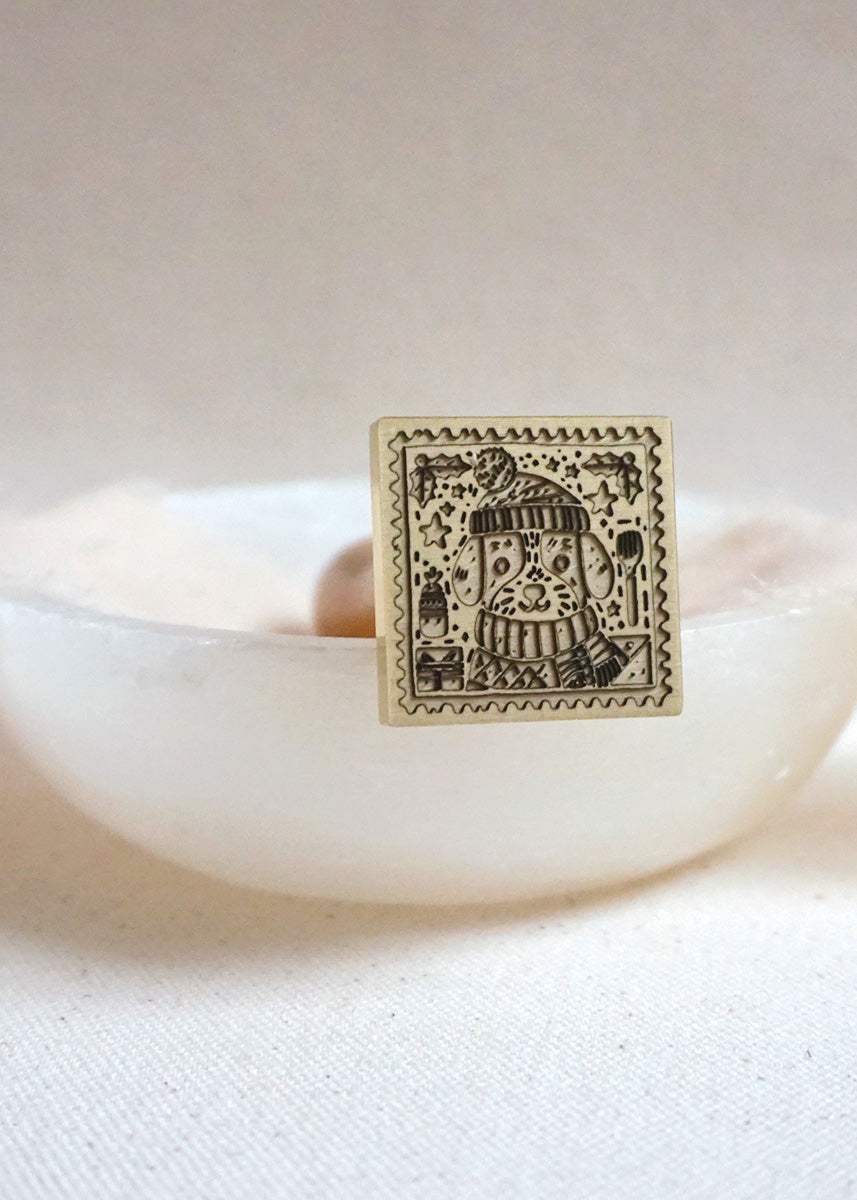 Pup Postage wax stamp