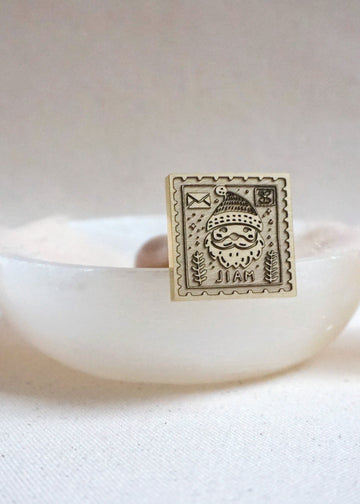 Santa Postage wax stamp
