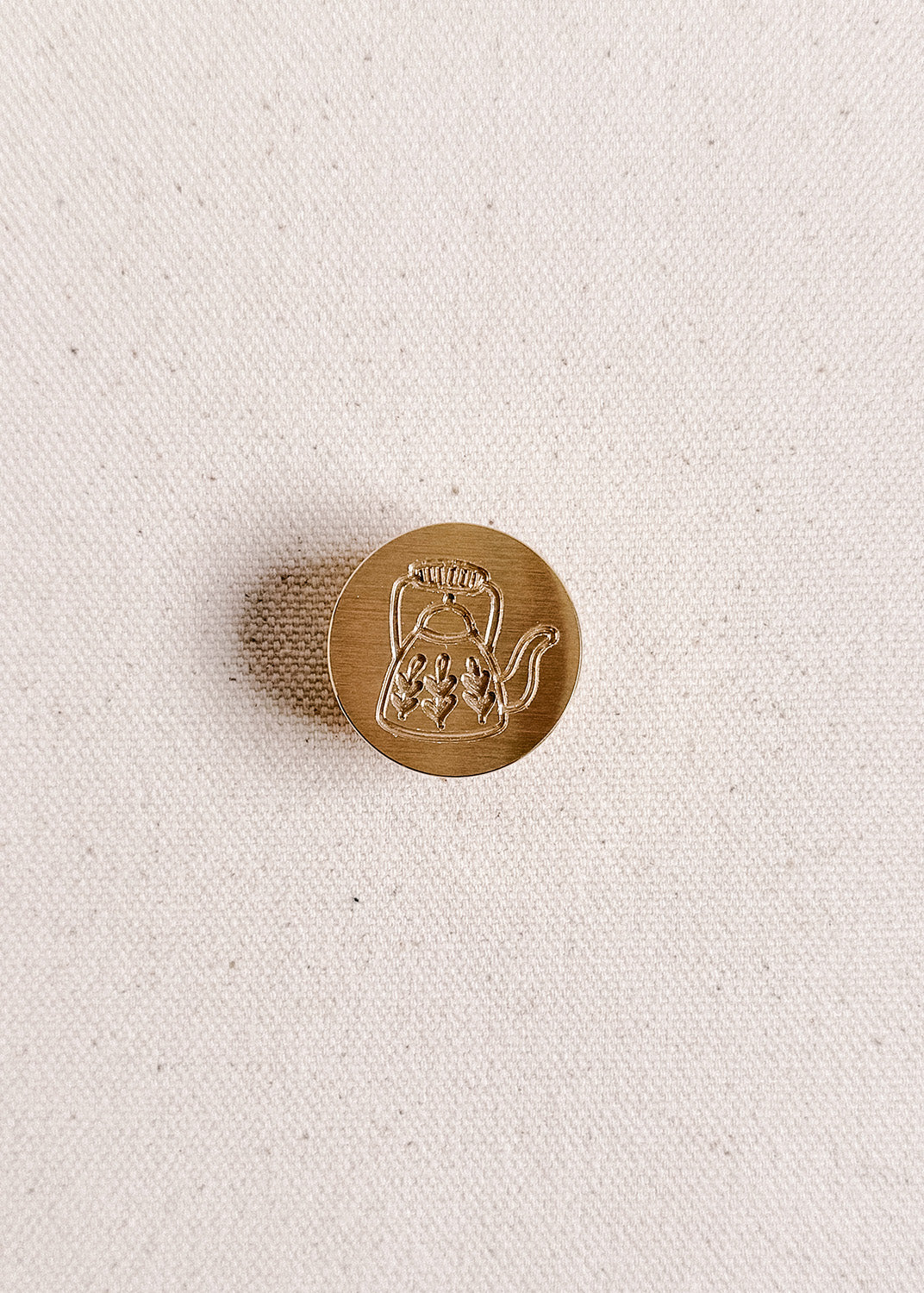 Teapot wax stamp (Oops)