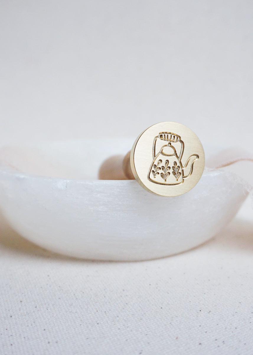 Teapot wax stamp