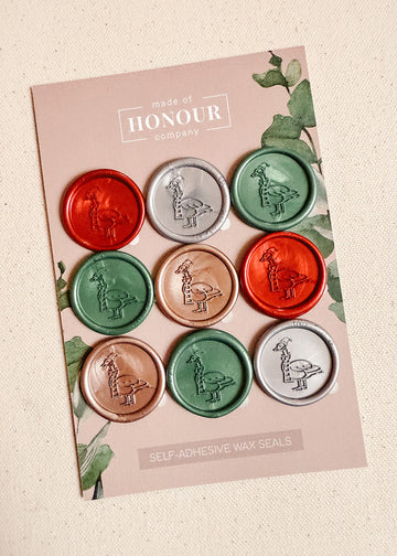 Xmas geese - Set of 9