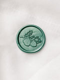 Acorn wax seal in Metallic pine colour