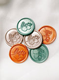 Acorn wax seals in multiple colours