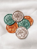 Autumn wax seals in multiple colours colour