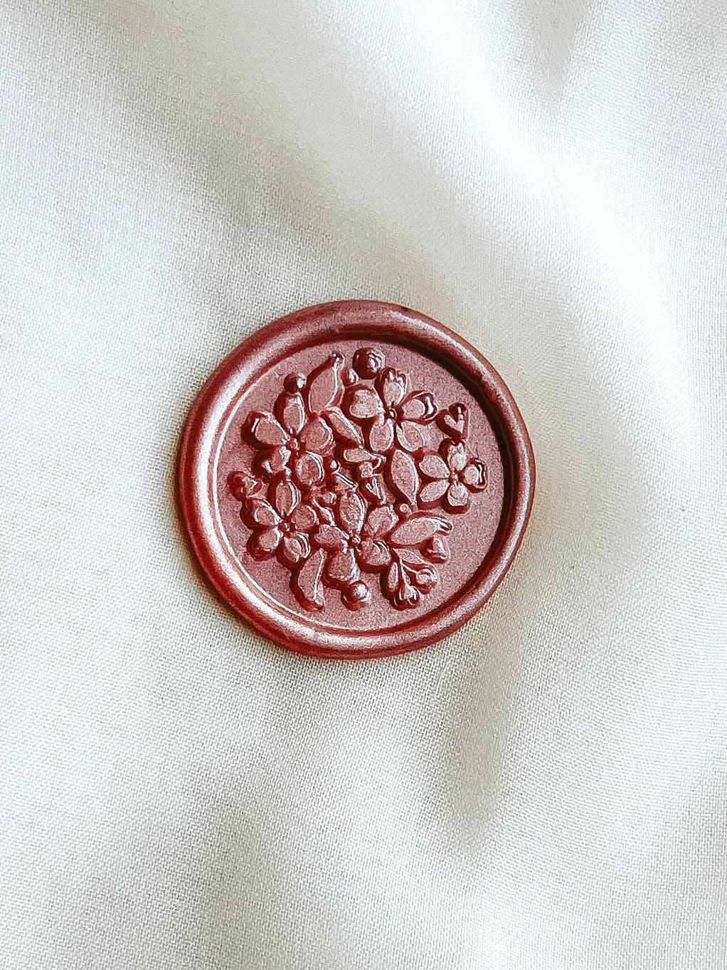 Blossom wax seals - Set of 9 - Made of Honour Co.