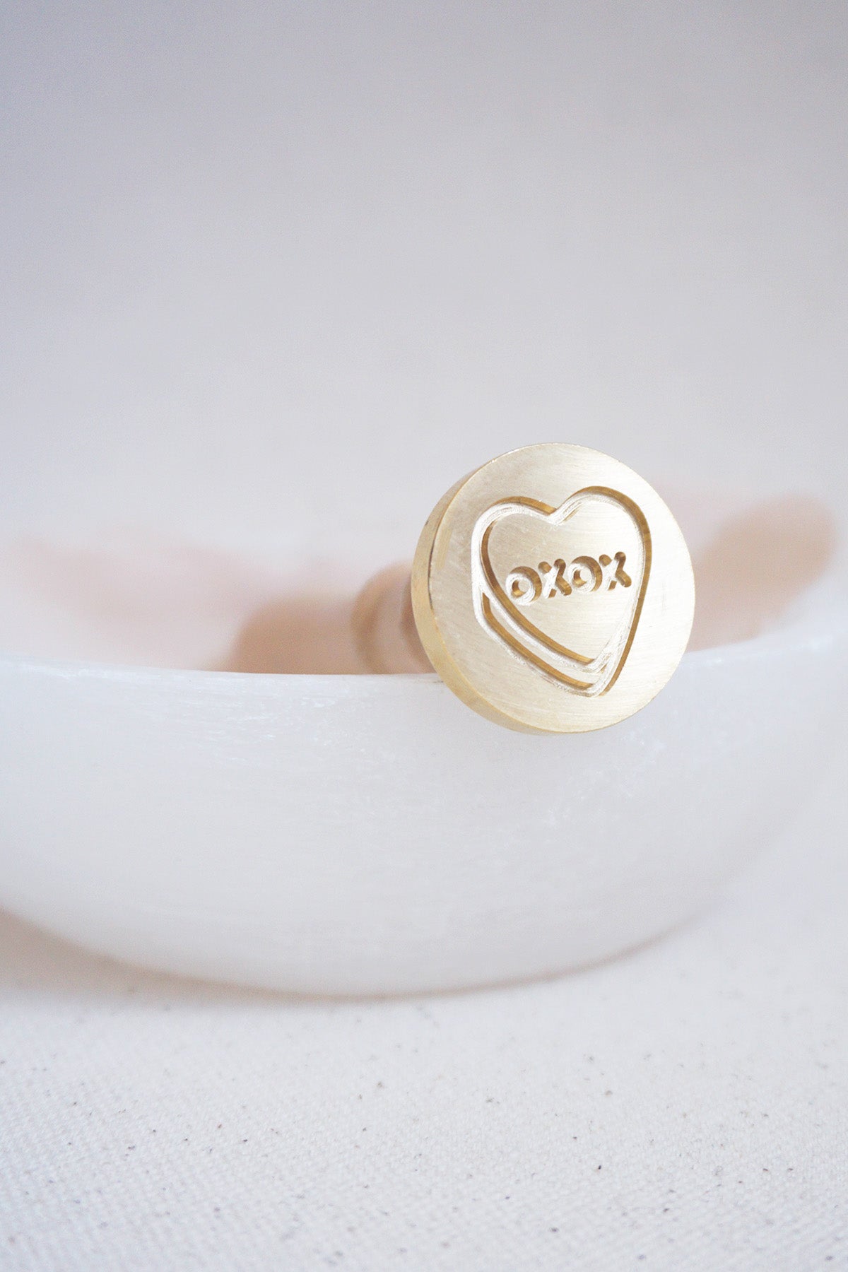 Candy Heart wax stamp