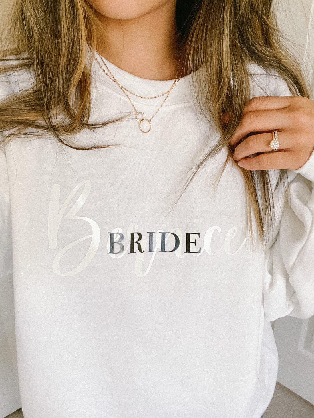 Custom wedding party crewneck - Made of Honour Co.