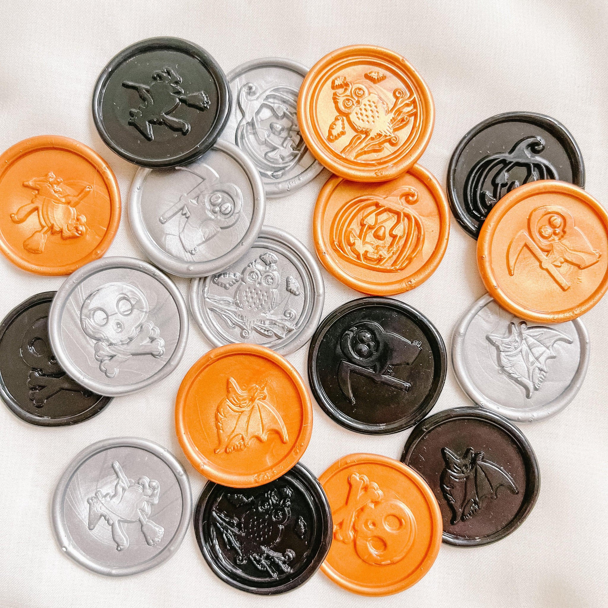 Halloween wax seals - Set of 9 - Made of Honour Co.