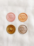 Heart envelope wax seals - Set of 9 - Made of Honour Co.