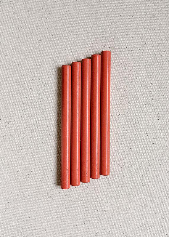 Matte Red sealing wax sticks