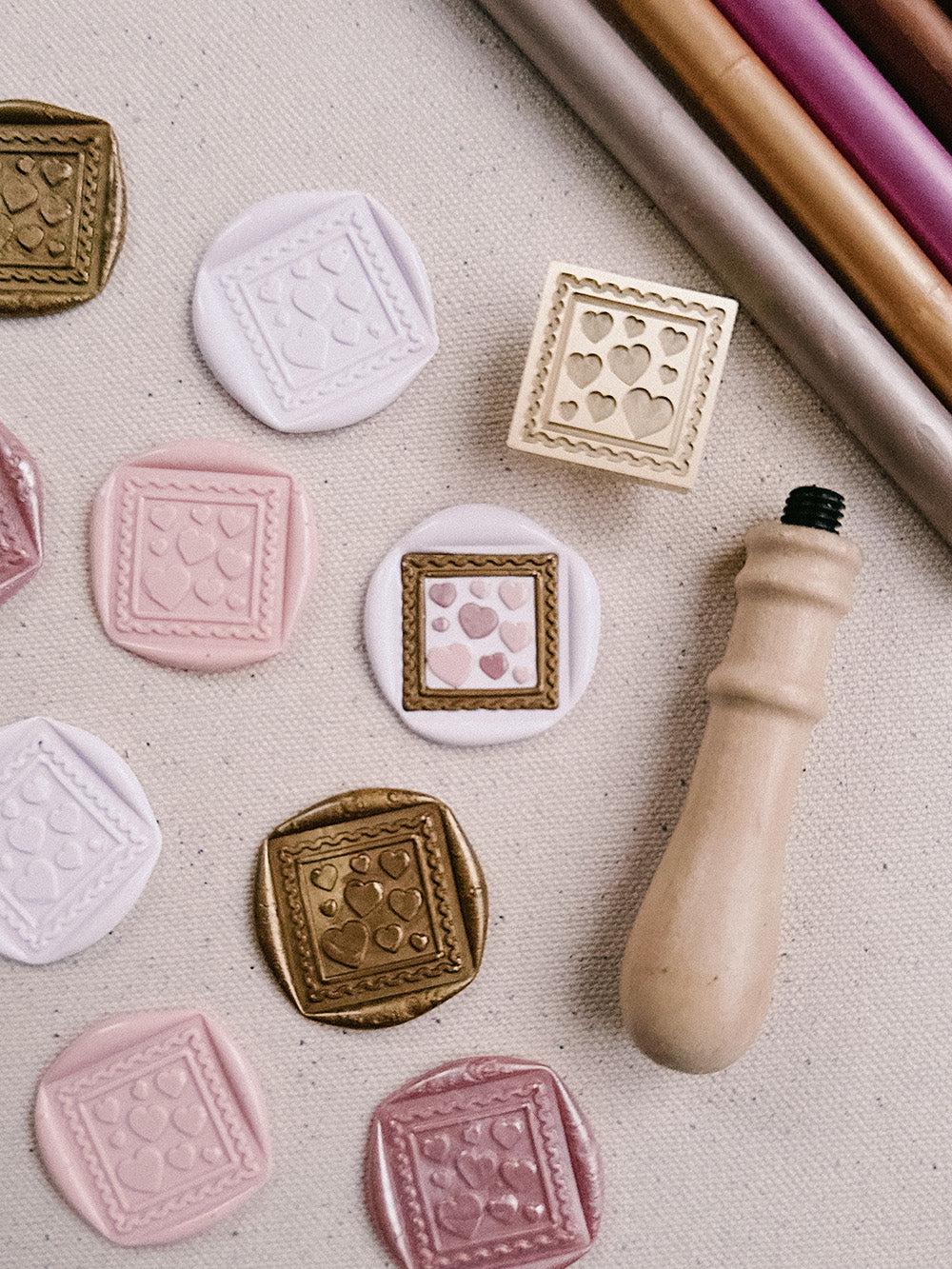 Mini Hearts wax stamp (Limited Edition) - Last one!