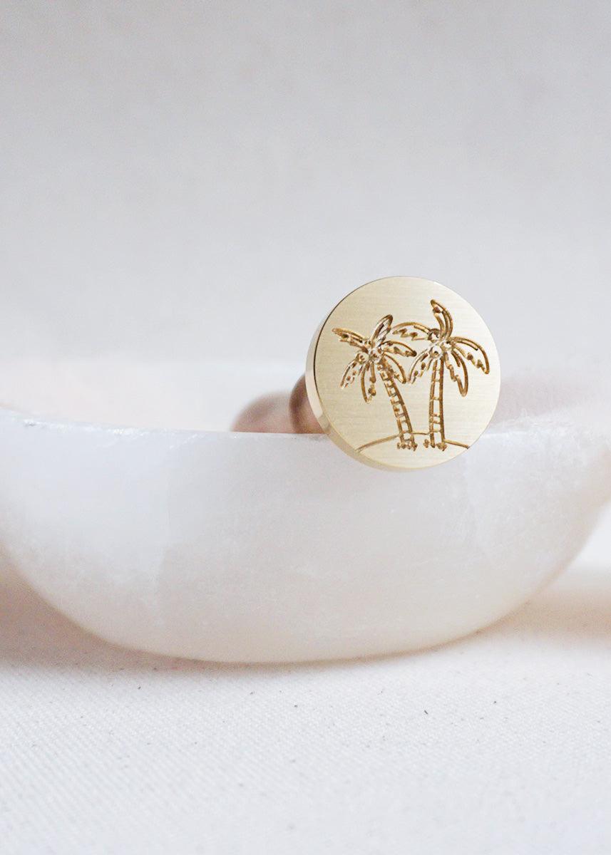 Palm Tree wax stamp