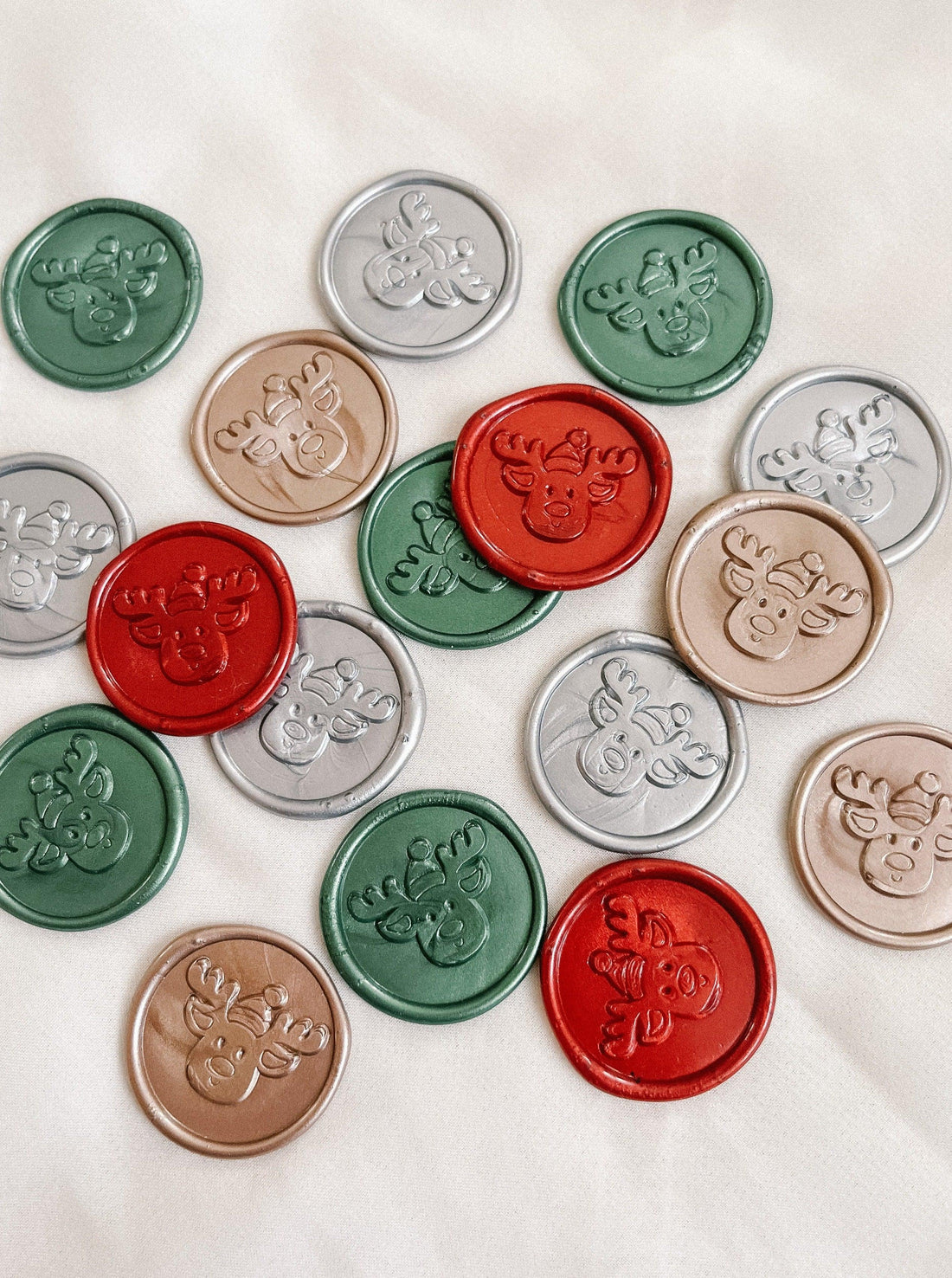 Reindeer wax seals - Set of 9 - Made of Honour Co.